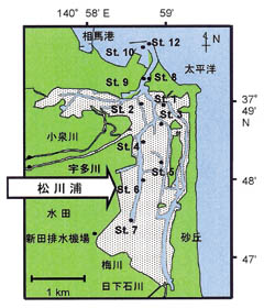 サンプリング地点の図